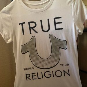 True Religion White Tee